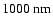 $1000~\rm nm$