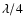 $\lambda /4$