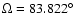 $\Omega =83.822^{\circ }$