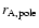 $r_{\rm A,pole}$