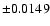 $\pm0.0149$