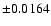 $\pm0.0164$