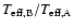$T_{\rm eff,B}/T_{\rm eff,A}$