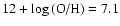 $12+\log\textrm{(O/H)}=7.1$