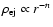 $\rho_{\rm ej}
\propto r^{-n}$