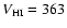 $V_{\rm HI}=363$