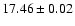 $17.46\pm 0.02$