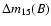 $\Delta m_{15}(B)$
