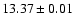 $13.37\pm 0.01$