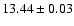 $13.44\pm 0.03$