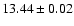 $13.44\pm 0.02$