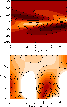\begin{figure}
\par\includegraphics[width=6cm,clip]{butterfly.r=0.99.Calpha=-10....
...raphics[width=6cm,clip]{residuals.v.10.degrees.Calpha-10.r=0.2.eps}
\end{figure}