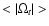 $<\vert\Omega _t\vert>$