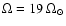 $\Omega=19~\Omega_\odot$