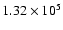 $1.32\times 10^5$