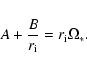 \begin{displaymath}A+\frac{B}{r_{\rm i}}=r_{\rm i}\Omega_\ast.
\end{displaymath}