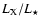 $L_{\rm X}/L_\star$