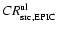 $CR^{\rm ul}_{\rm src,EPIC}$