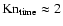 $\rm Kn_{time}\approx 2$