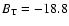 $B_{\rm T}= -18.8$