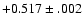 $+0.517\pm.002$