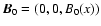 $\vec{B}_{0}=(0,0,B_{0}(x))$