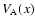 $V_{\rm A}(x)$