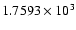 $1.7593\times 10^3$