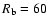 $R_{{\rm b}}=60$