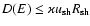 $D(E)\leq \varkappa u_{{\rm sh}}R_{{\rm sh}}$