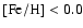 ${\rm [Fe/H]} < 0.0$