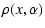 $\displaystyle \rho (x,\alpha )$