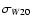 $\sigma_{W20}$
