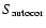 $S_{\rm autocor}$