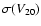 $\sigma (V_{20})$