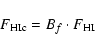 \begin{displaymath}F_{\rm HIc} = B_f \cdot F_{\rm HI} \end{displaymath}