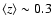 $\langle z\rangle \sim0.3$