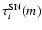 $\tau^{\rm SN}_i(m)$