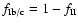 $f_{\rm Ib/c}= 1-f_{\rm II}$