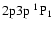 $\rm 2p3p~ ^1P_1$
