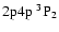 $\rm 2p4p~ ^3P_2$