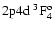 $\rm 2p4d~ ^3F_4^o$