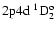 $\rm 2p4d~ ^1D_2^o$
