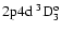 $\rm 2p4d~ ^3D_3^o$