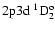 $\rm 2p3d~ ^1D_2^o$