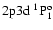 $\rm 2p3d~ ^1P_1^o$