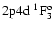 $\rm 2p4d~ ^1F_3^o$