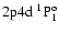 $\rm 2p4d~ ^1P_1^o$