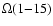$\Omega (1{-}15)$