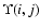 $\Upsilon ({i,j})$